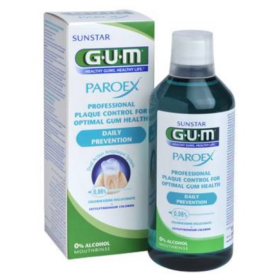 GUM Paroex® vodica za usta 0.06%CHX + 0,05%CPC  500ml